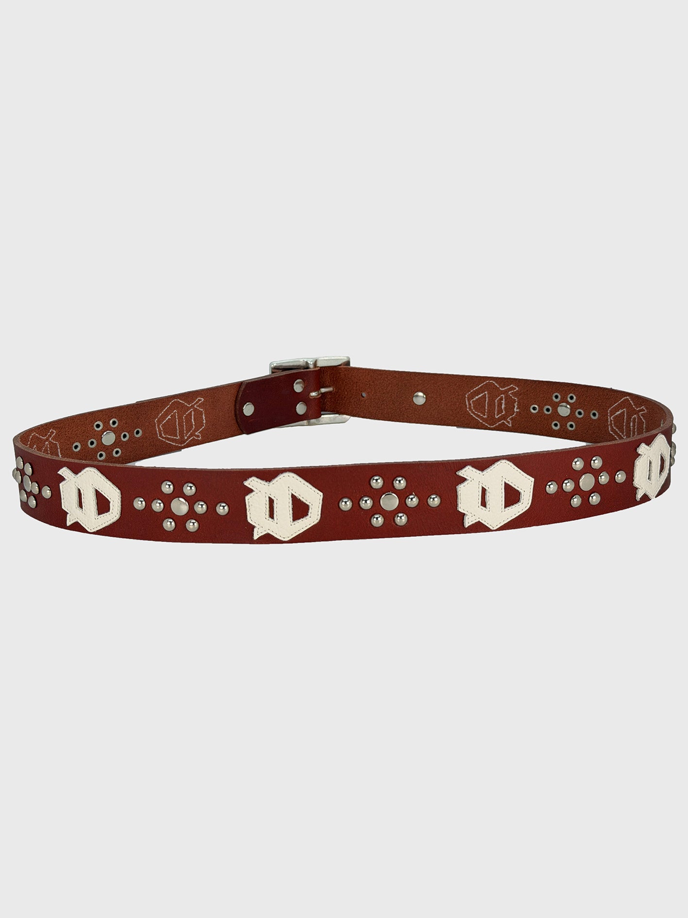 CEINTURE BORDEAUX EN CUIR