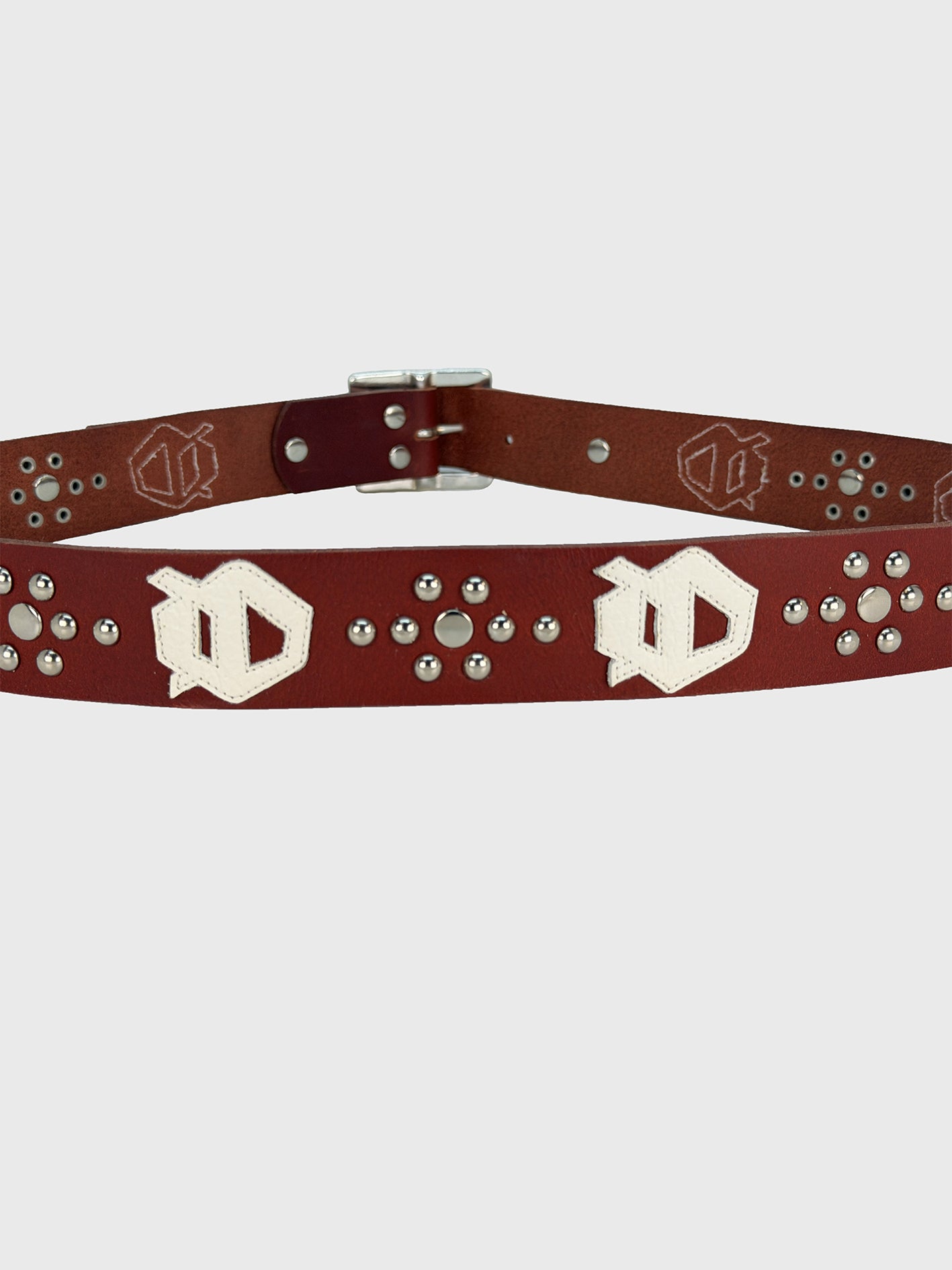 CEINTURE BORDEAUX EN CUIR